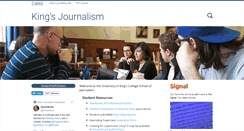 Desktop Screenshot of mick.kingsjournalism.com